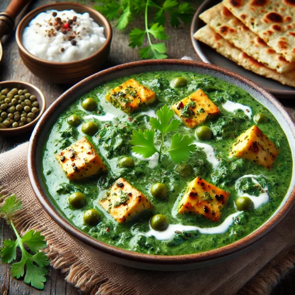 Green Paneer Curry